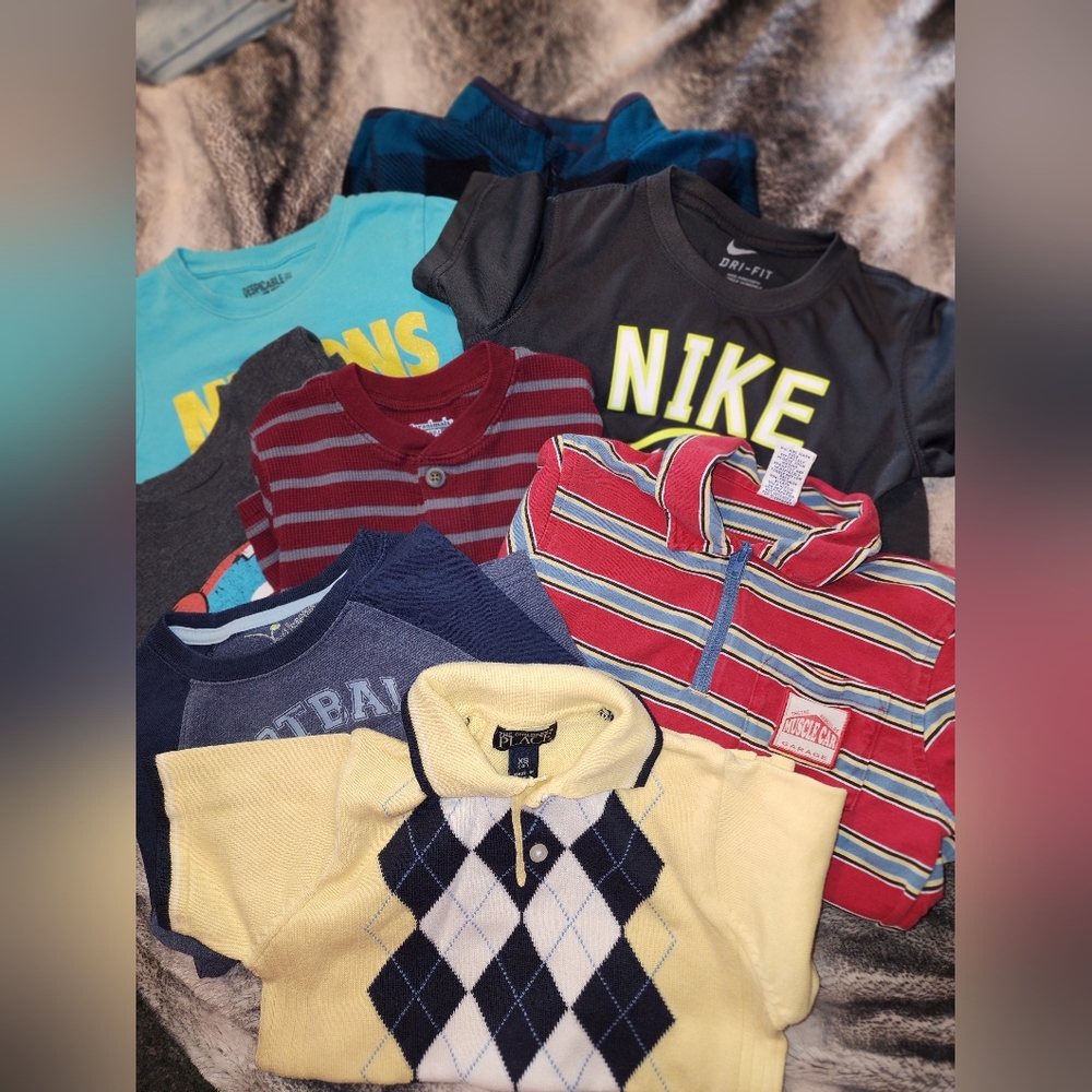 #12 4T Boys Bundle Polo Nike Minnions Dr Seuss